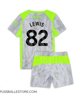 Günstige Manchester City Rico Lewis #82 3rd trikot Kinder 2025-26 Kurzarm (+ Kurze Hosen)